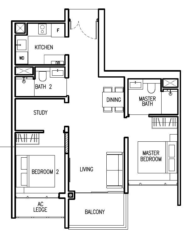 2 bedroom