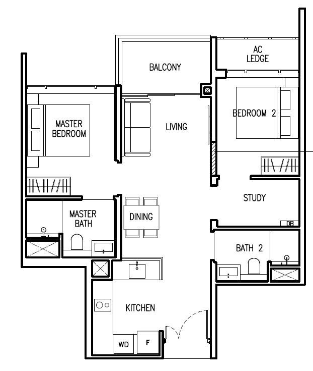 2 bedroom