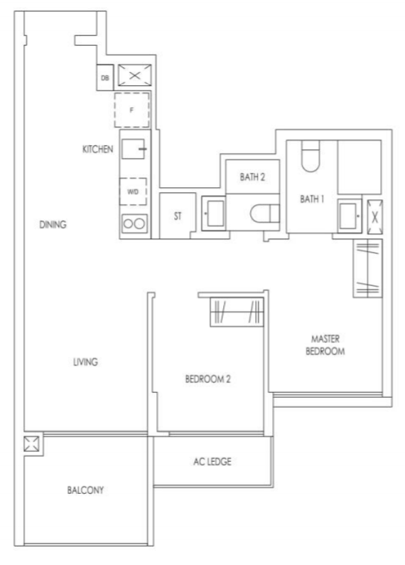 2 bedroom