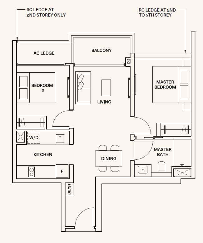 2 bedroom